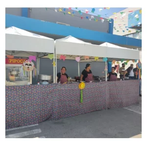 barracas festa junina pioneira SP equipe especializada montagem completa cardápio variado doces salgados pipoca atendimento profissional